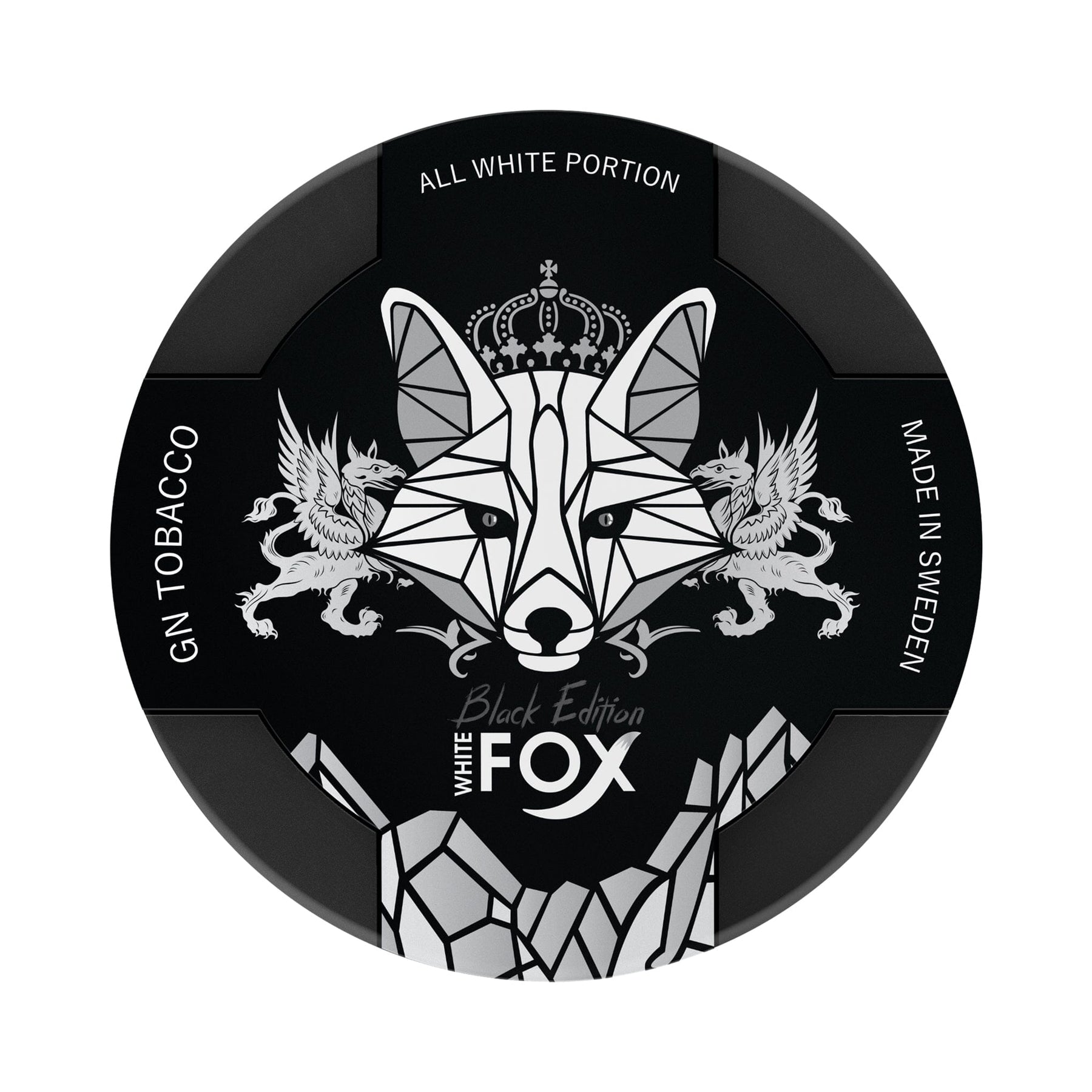 White Fox Slim Nicotine Pouches Black 16MG/G