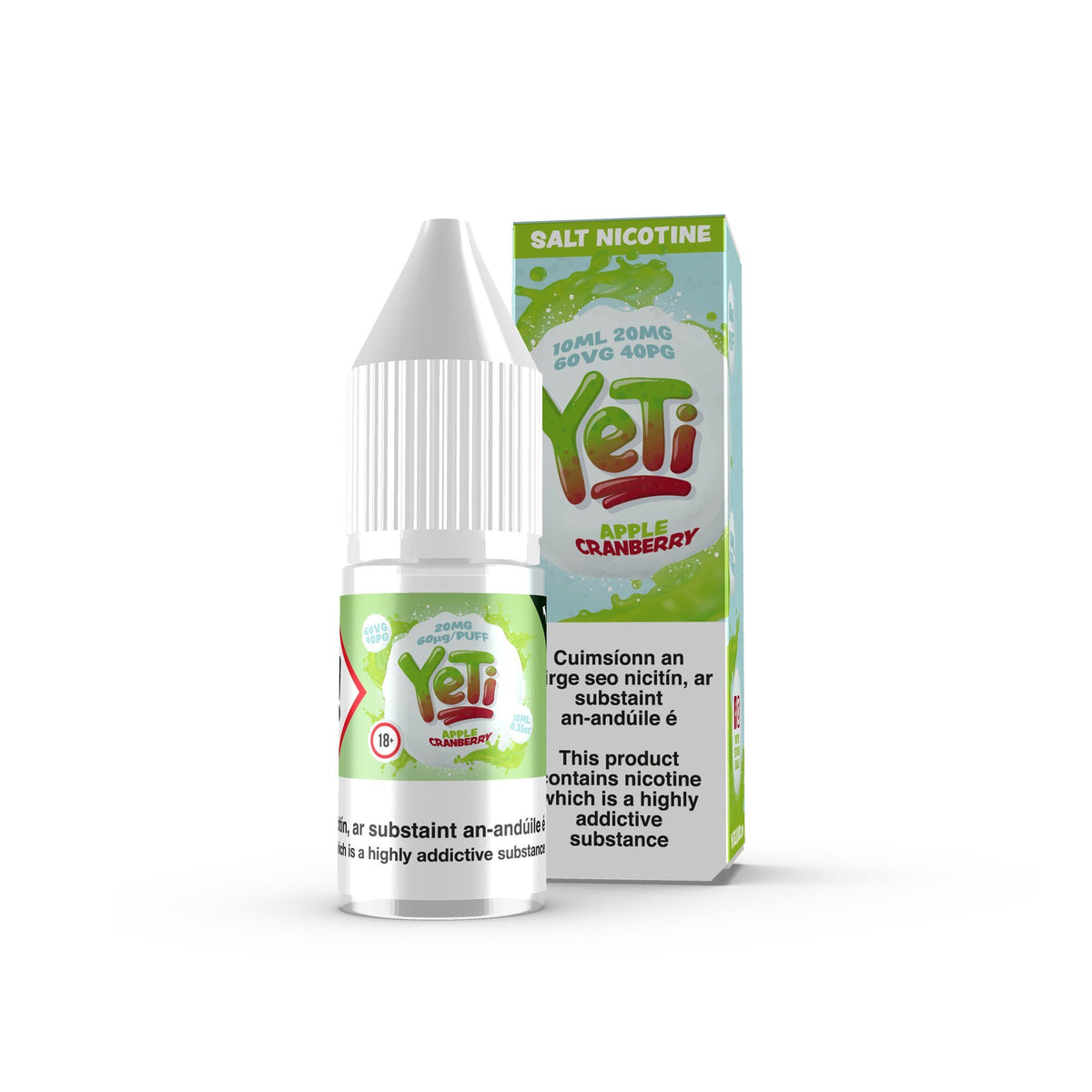 Yeti Nicotine Salt E-Liquid Apple Cranberry