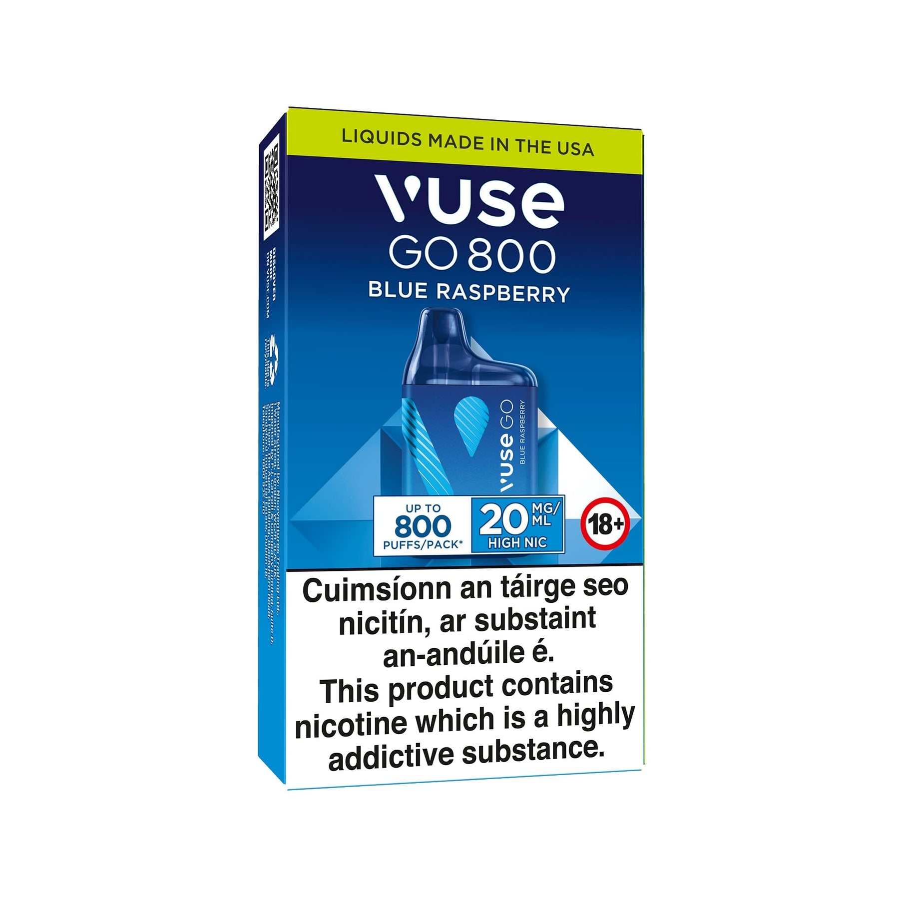 Vuse GO 800 Disposable Vape Blue Raspberry 