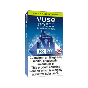 Vuse GO 800 Disposable Vape Blueberry Ice 