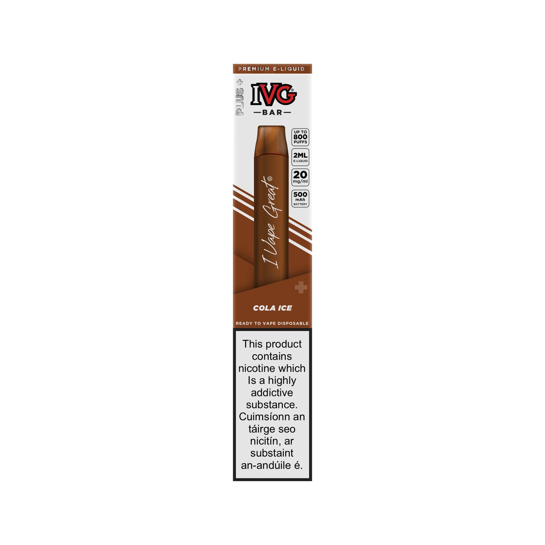 IVG Bar Plus Disposable Kit Cola Ice 