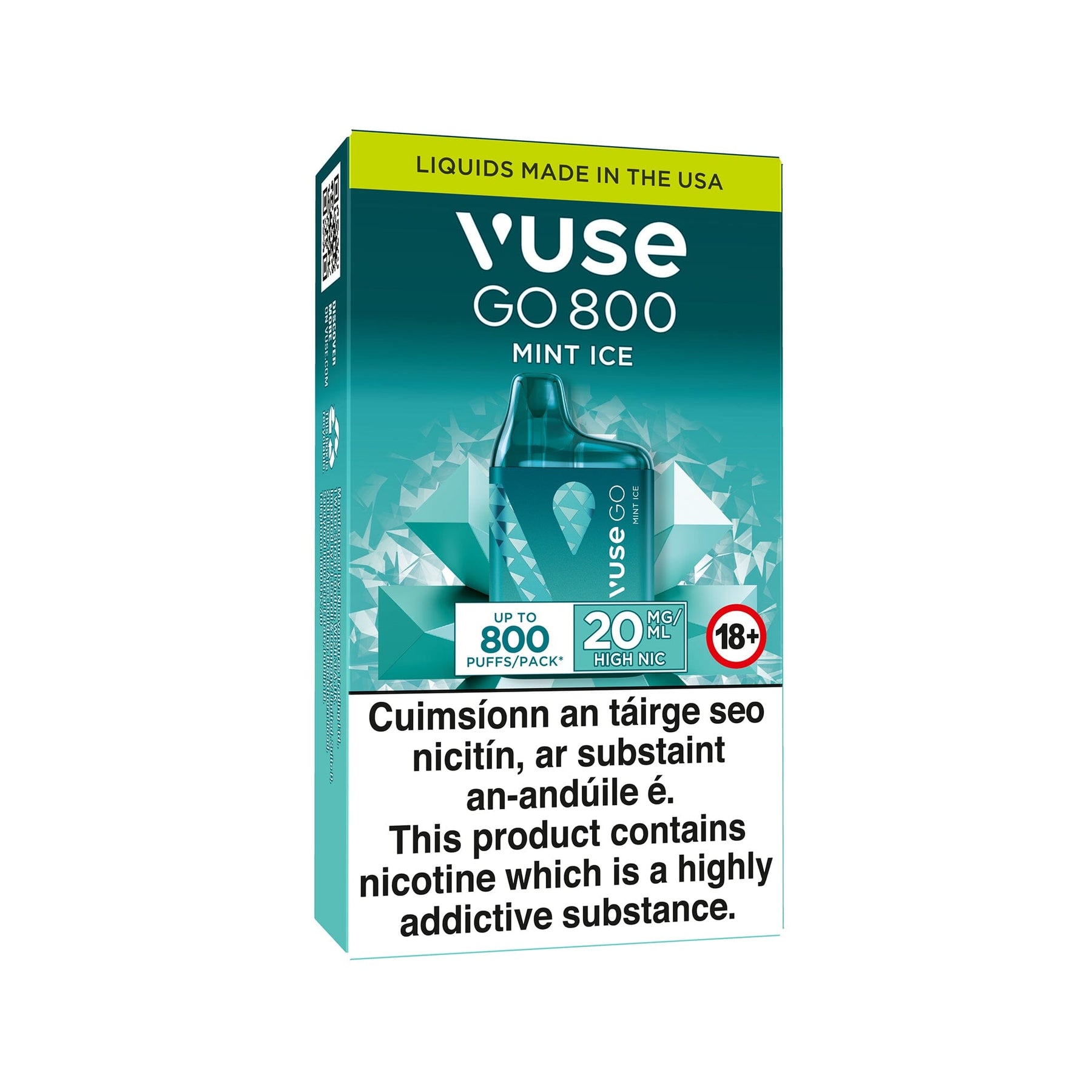 Vuse GO 800 Disposable Vape Mint Ice 