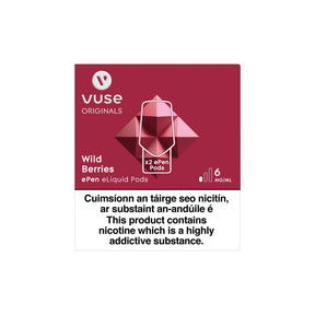 VUSE ePen 3 Cartridges Wild Berries 6MG - Low Nicotine 