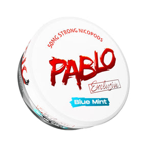 PABLO Exclusive Nicotine Pouches Blue Mint 50MG/G 