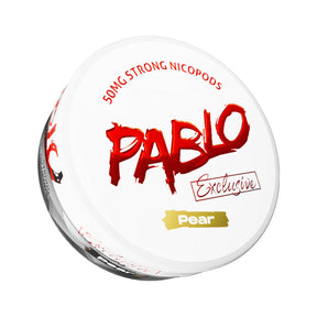 PABLO Exclusive Nicotine Pouches Pear 50MG/G 