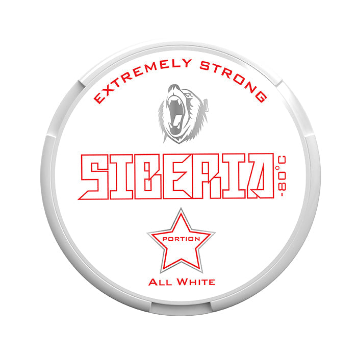 SIBERIA All White Nicotine Pouches