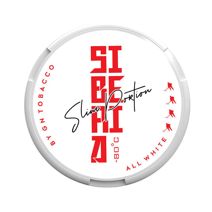 SIBERIA All White Slim Nicotine Pouches