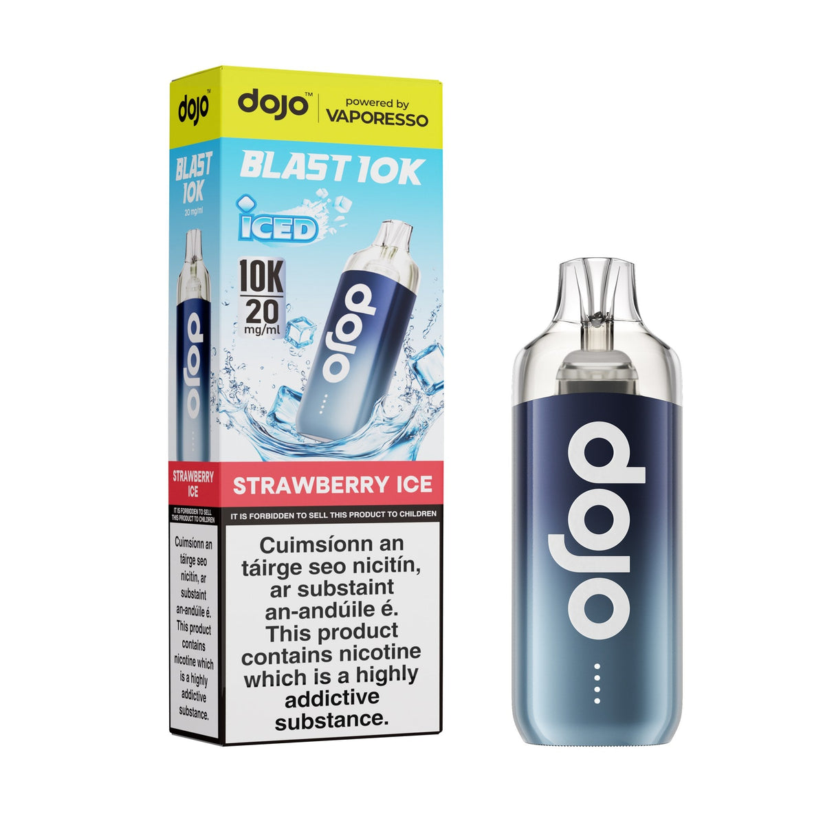 Vaporesso Dojo Blast 10K Prefilled Pod Kit, Strawberry Ice