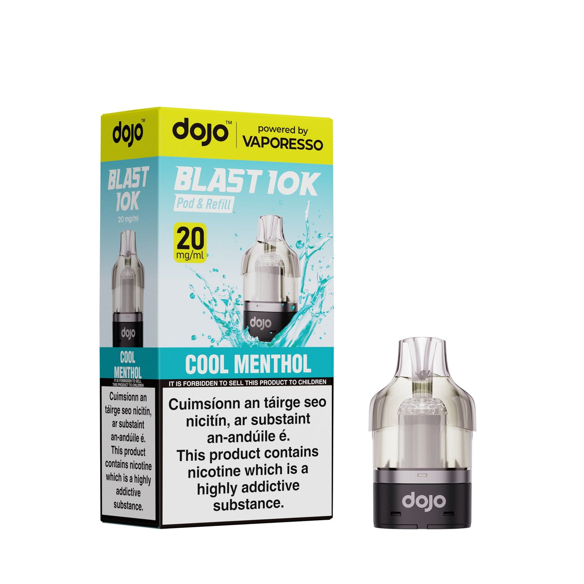 Vaporesso Dojo Blast 10K Prefilled Pod, Cool Menthol