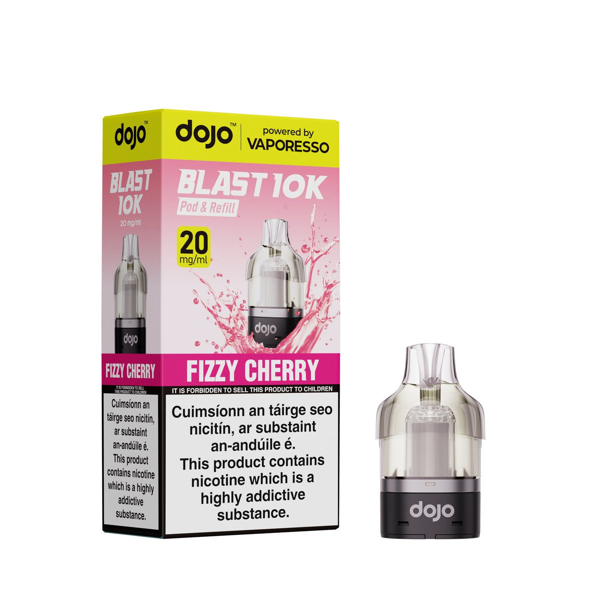 Vaporesso Dojo Blast 10K Prefilled Pod, Fizzy Cherry