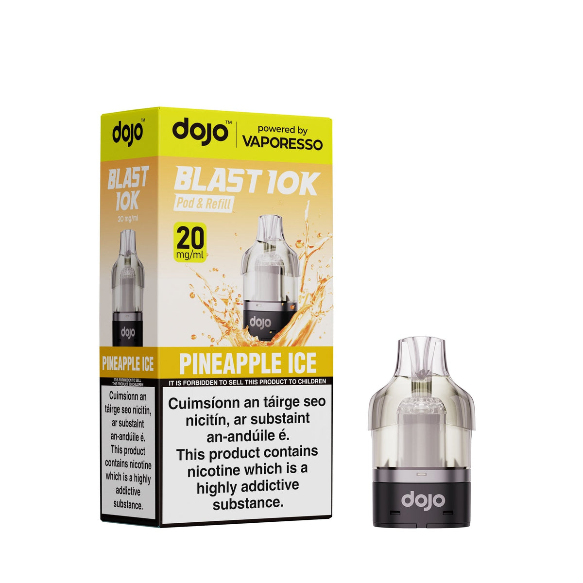 Vaporesso Dojo Blast 10K Prefilled Pod, Pineapple Ice