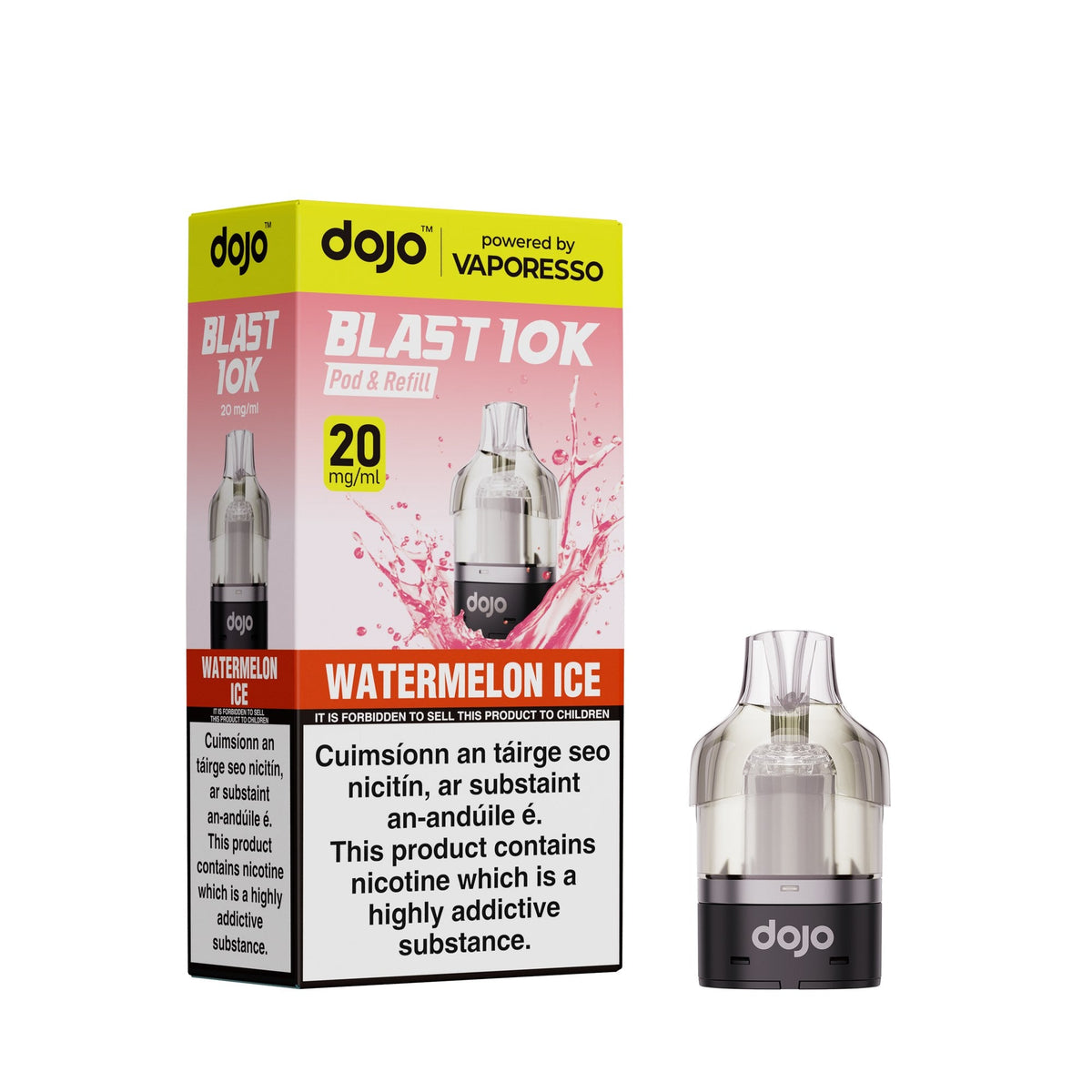 Vaporesso Dojo Blast 10K Prefilled Pod, Watermelon Ice