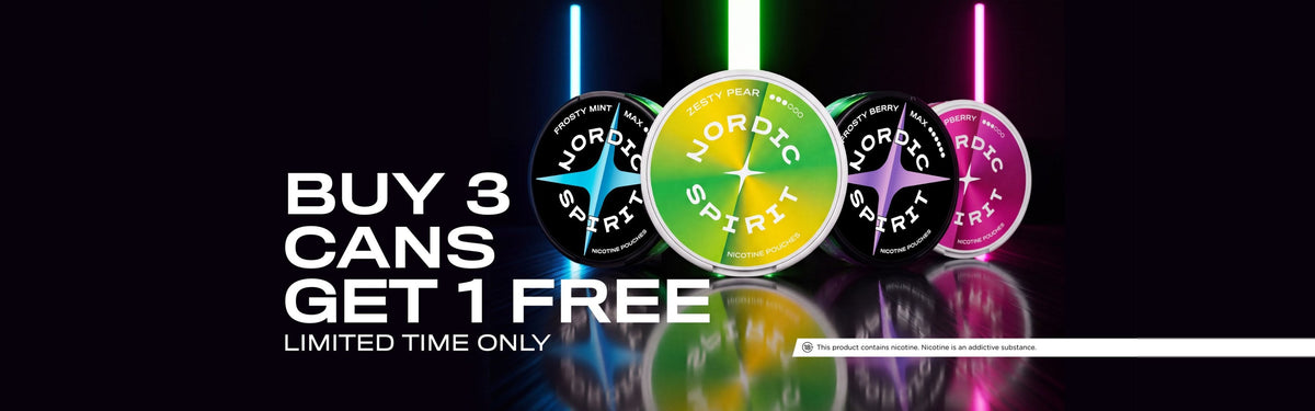 Nordic Spirit: buy 3 cans, get 1 free, any flavour or strength