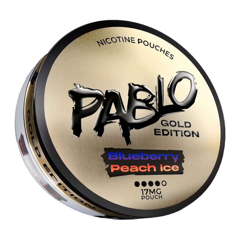 PABLO Gold Nicotine Pouches Blueberry Peach Ice