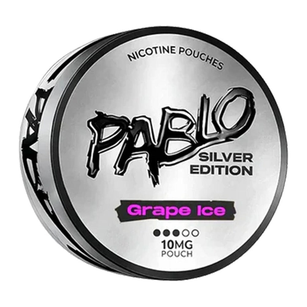 PABLO Silver Nicotine Pouches Grape Ice