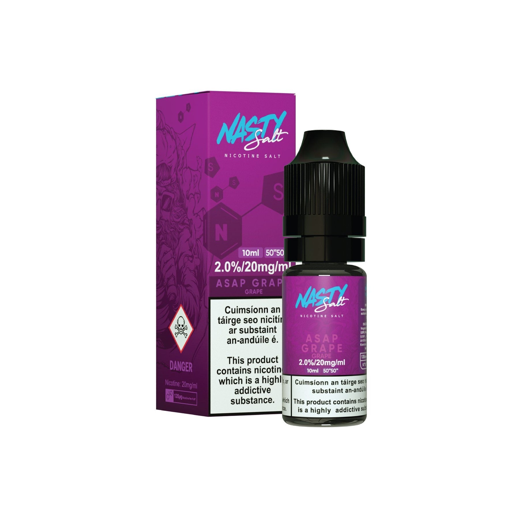 Nasty Juice Nicotine Salt E-Liquid A$AP Grape