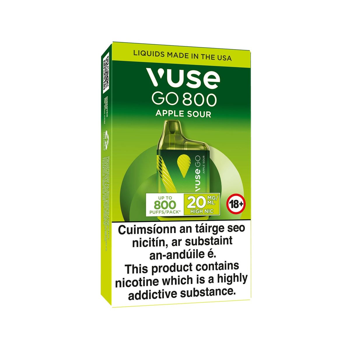 Vuse GO 800 Disposable Vape Apple Sour 