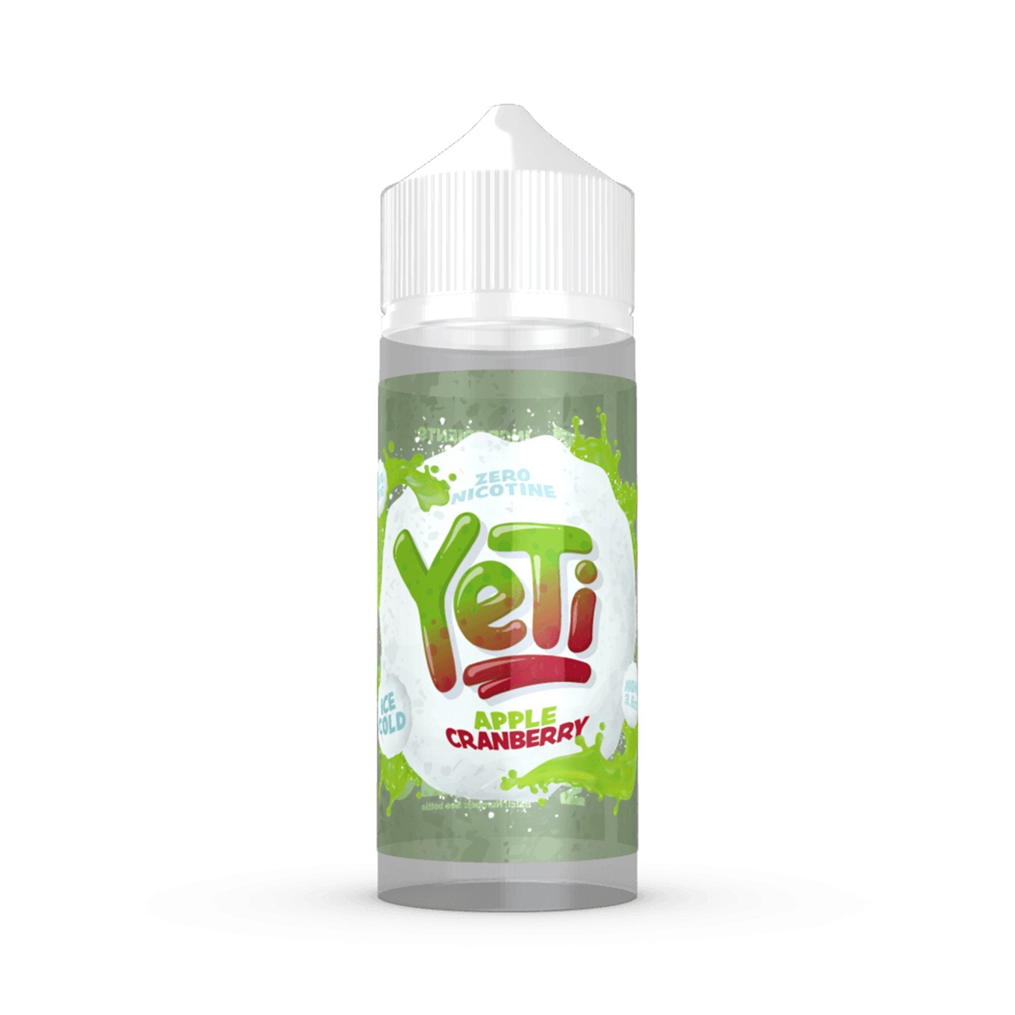 Yeti 100ml Short Fill E-Liquid Apple Cranberry Ice