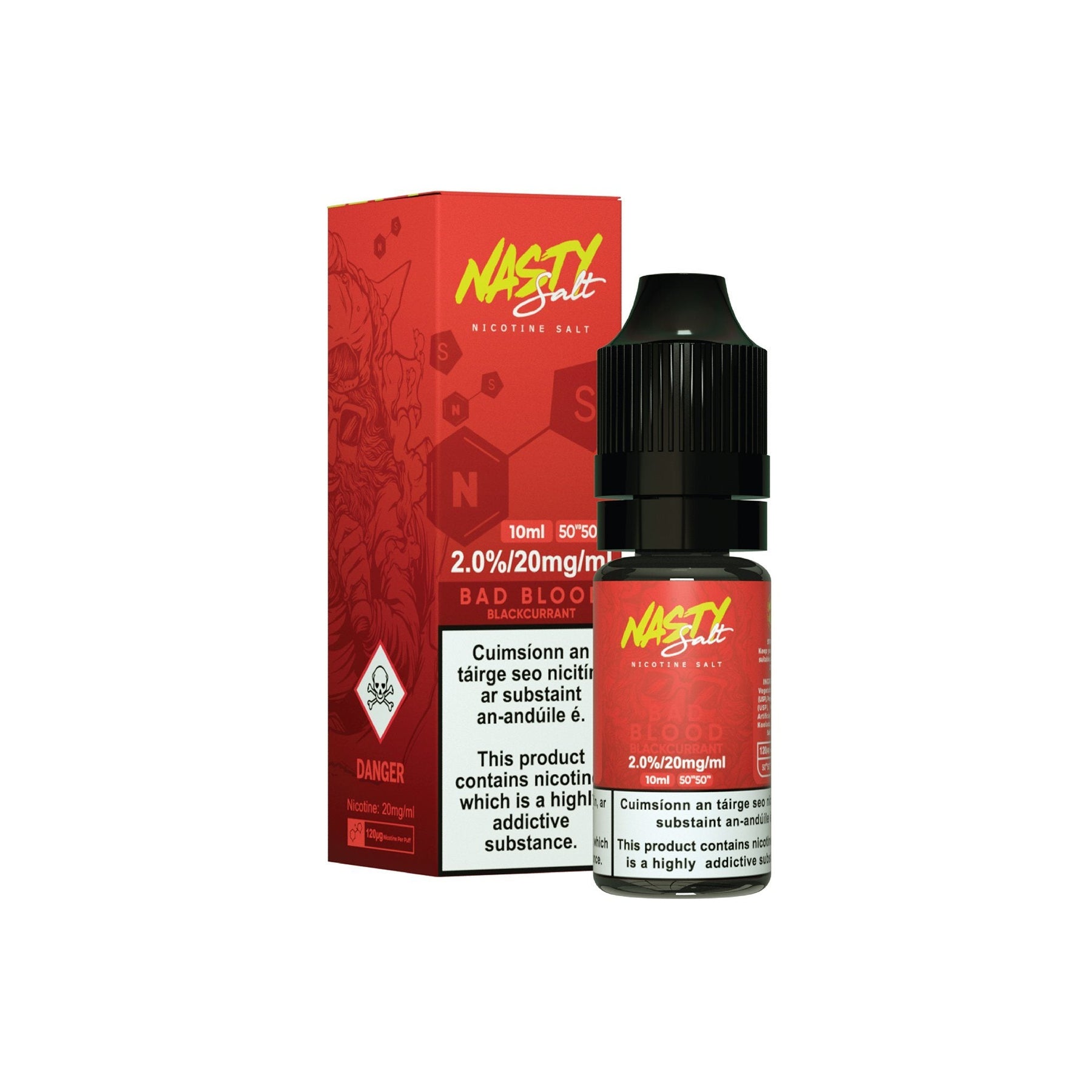 Nasty Juice Nicotine Salt E-Liquid Bad Blood