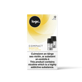 Logic Compact Pods Banofee 12MG - Medium Nicotine 