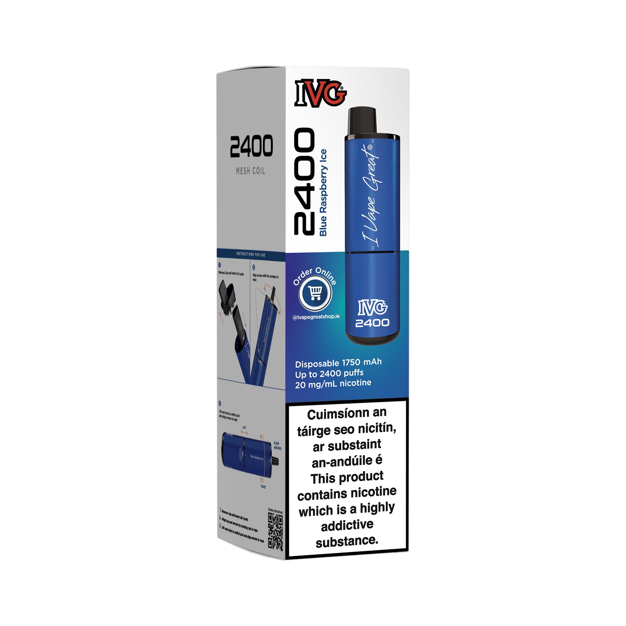 IVG 2400 Disposable Vape Kit Ecirette Wholesale IVG 2400 Disposable Vape Kit Ecirette Wholesale