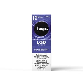 Logic LQD E-Liquid Blueberry 12MG - Medium Nicotine