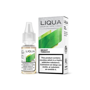 Liqua Tobacco Series E-Liquid Bright Tobacco 0MG - No Nicotine