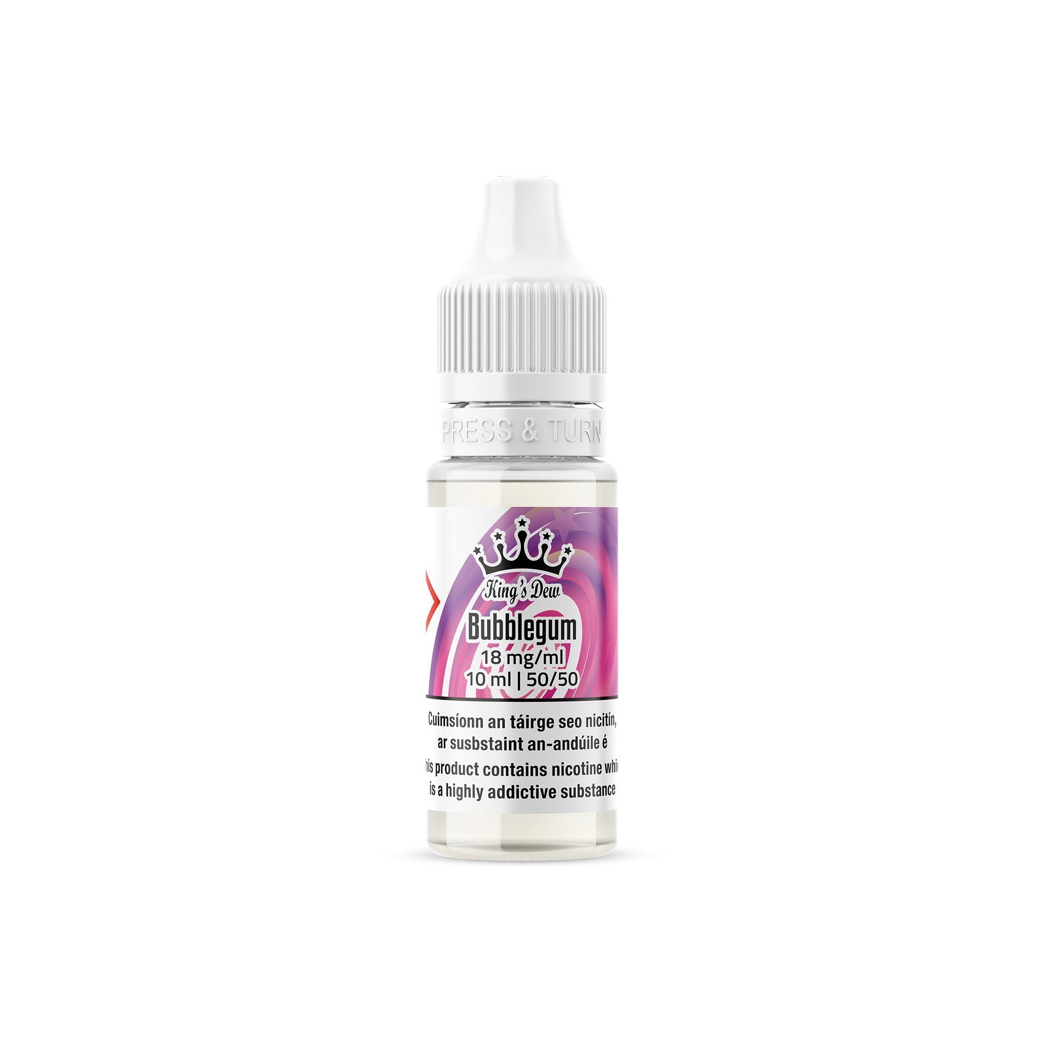 King's Dew E-Liquid Bubblegum 18MG - High Nicotine