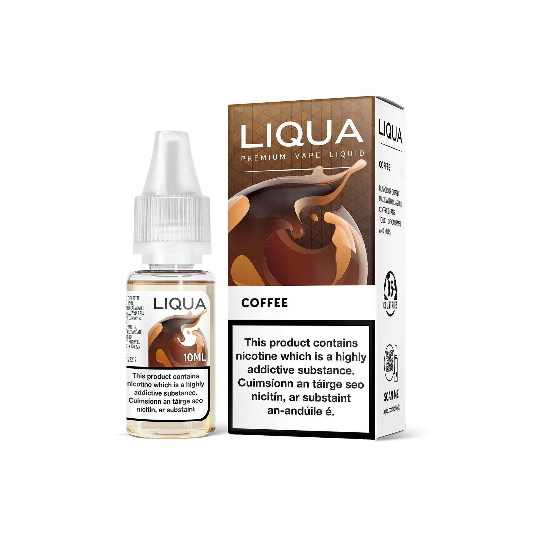Liqua Drinks Series E-Liquid Coffee 0MG - No Nicotine