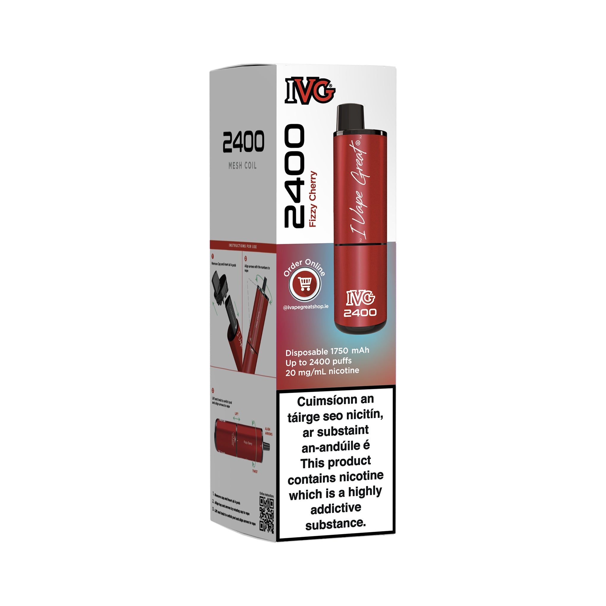 IVG 2400 Disposable Vape Kit Ecirette Wholesale IVG 2400 Disposable Vape Kit Ecirette Wholesale