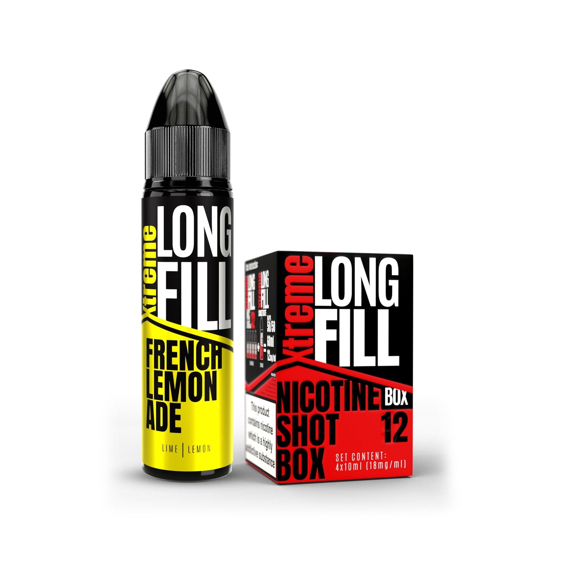 Xtreme Long Fill E-Liquid French Lemonade 12MG - High Nicotine