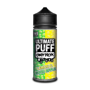 Ultimate Puff Short Fill E-Liquid Lemon & Sour Apple Candy Drops