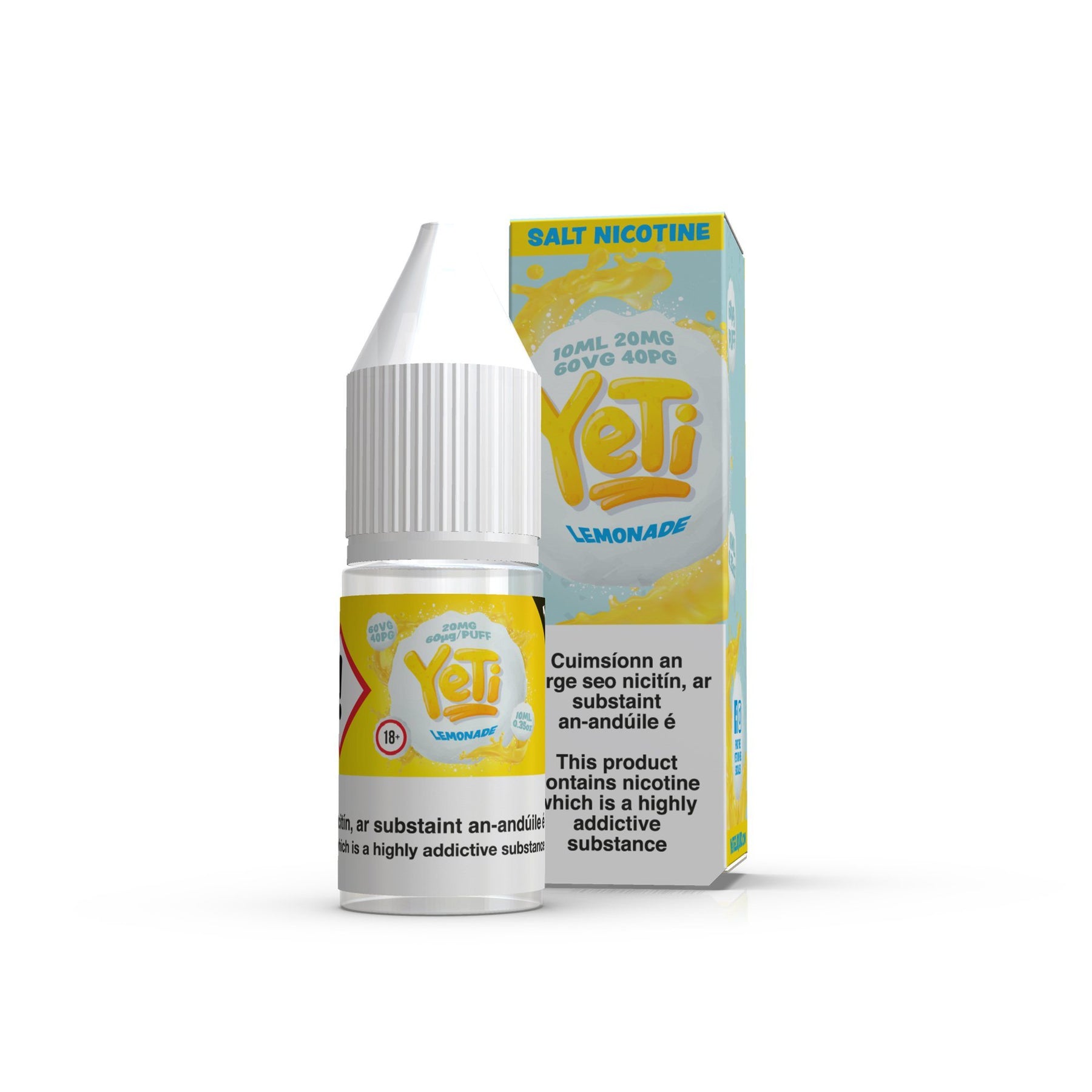 Yeti Nicotine Salt E-Liquid Lemonade