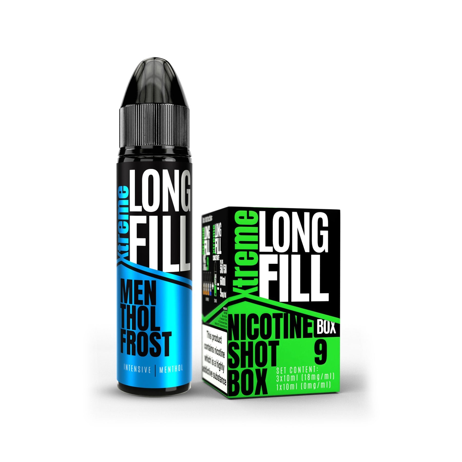 Xtreme Long Fill E-Liquid Menthol Frost 9MG - Medium Nicotine