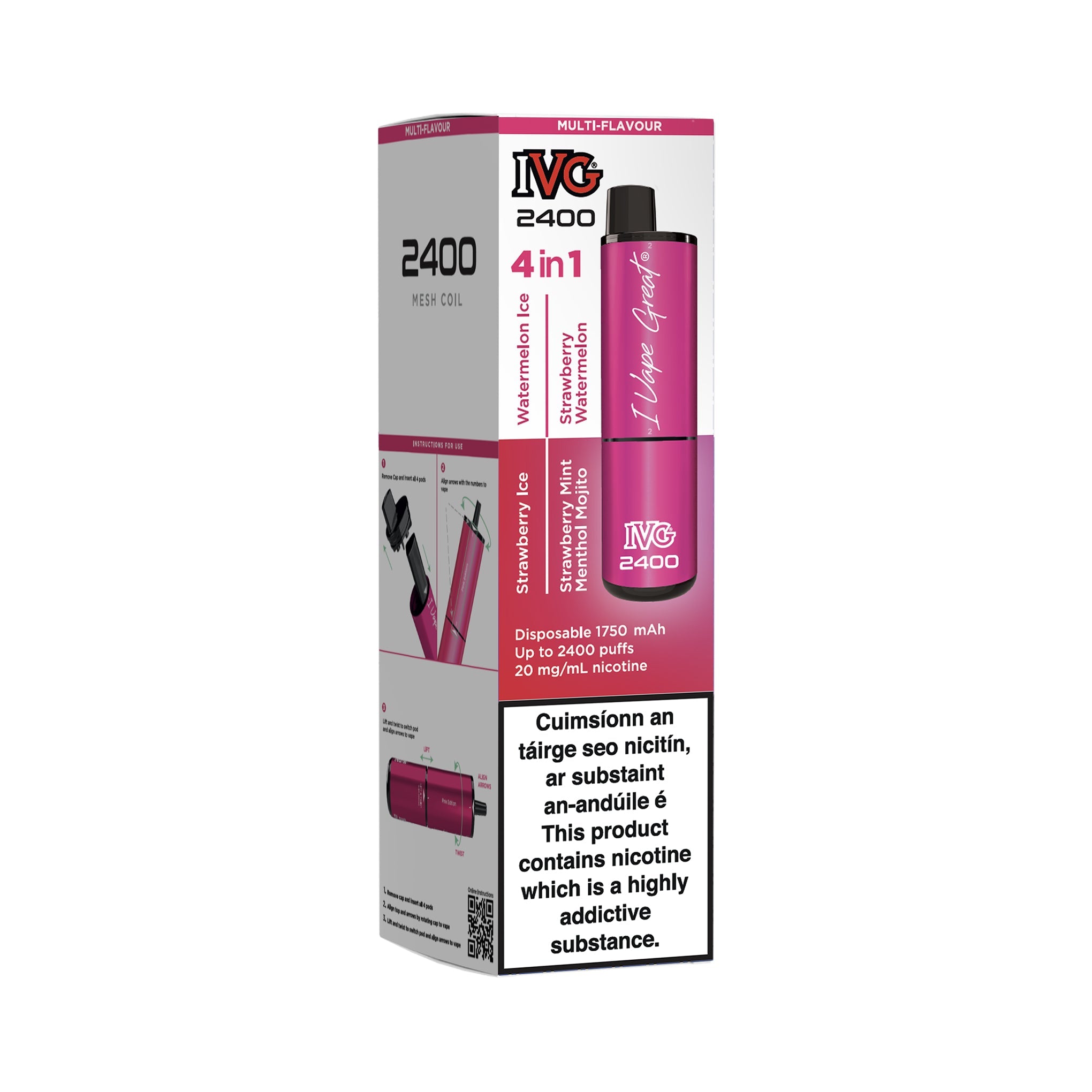 IVG 2400 Disposable Vape Kit · Ecirette Wholesale
