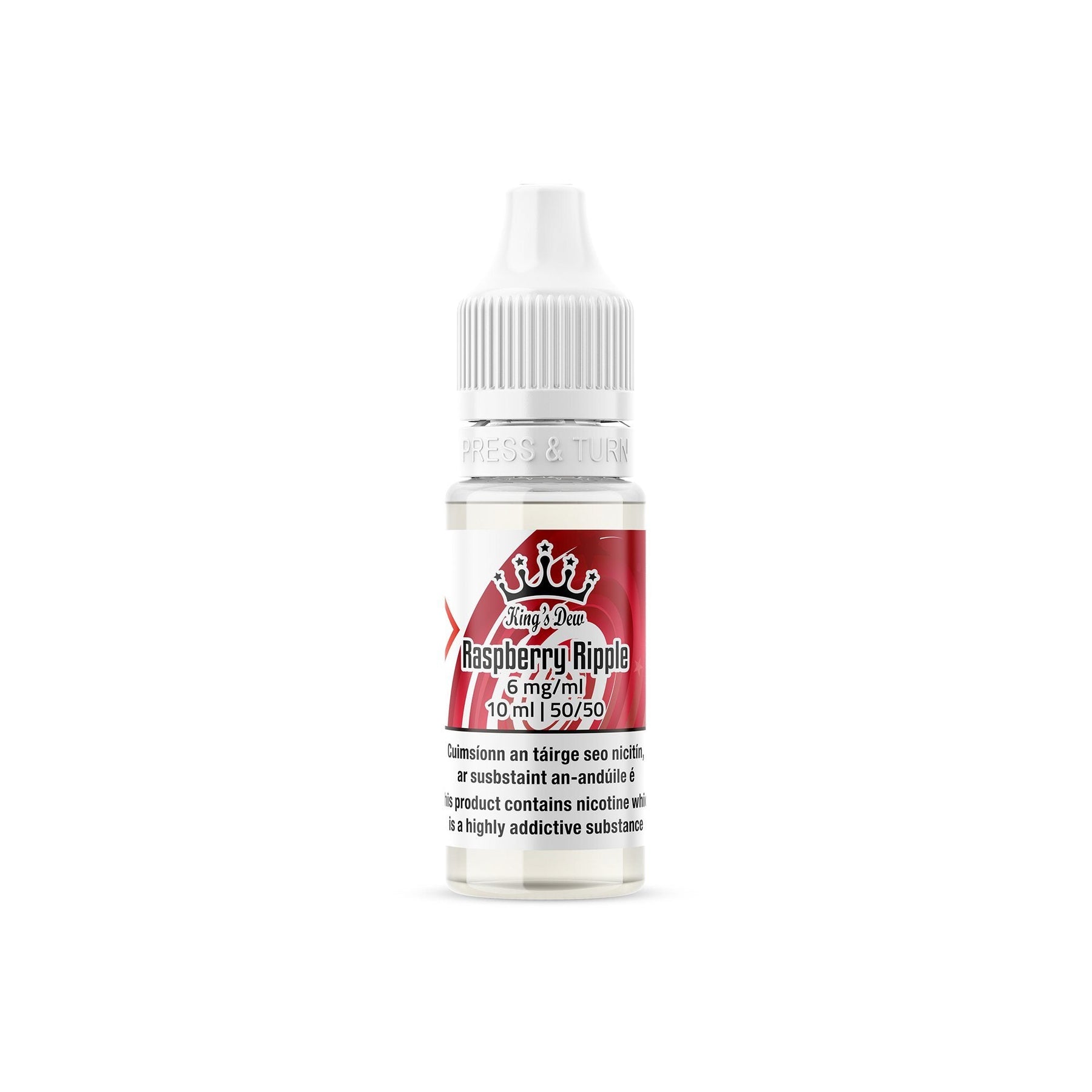 King's Dew E-Liquid Raspberry Ripple 6MG - Low Nicotine