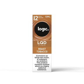 Logic LQD E-Liquid Roast Tobacco 12MG - Medium Nicotine