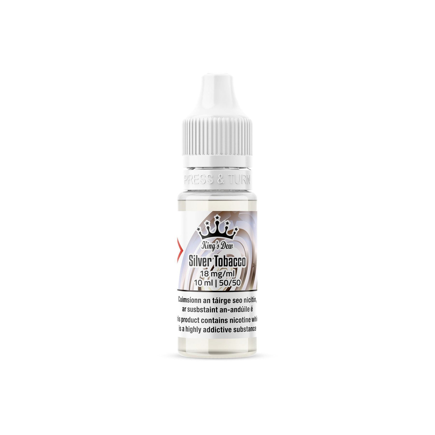 King's Dew E-Liquid Silver Tobacco 18MG - High Nicotine