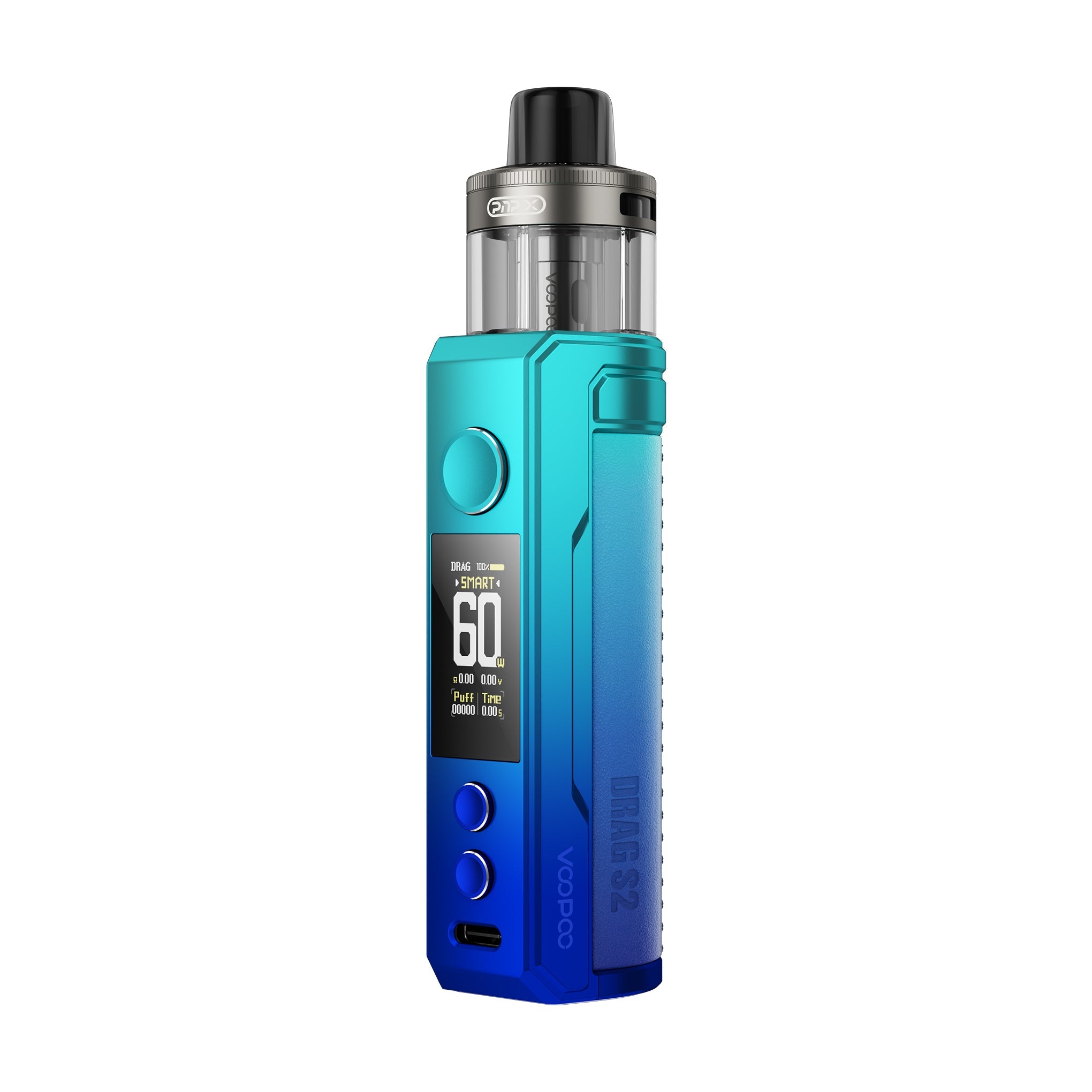 voopoo drag s2 vs x2 Voopoo Drag 5 177W Box Mod Kit with Uforce-X Tank Atomizer 5.5ml – FrenzyFog main image 1