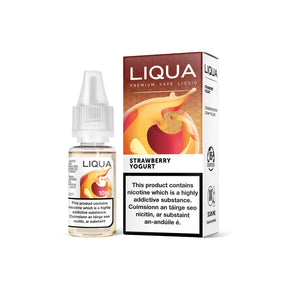Liqua Drinks Series E-Liquid Strawberry Yogurt 0MG - No Nicotine