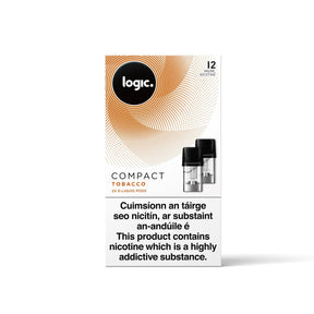 Logic Compact Pods Tobacco 12MG - Medium Nicotine