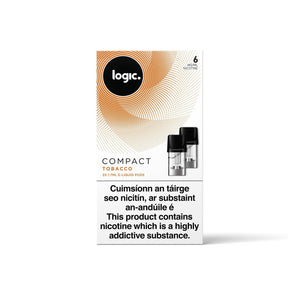 Logic Compact Pods Tobacco 6MG - Low Nicotine